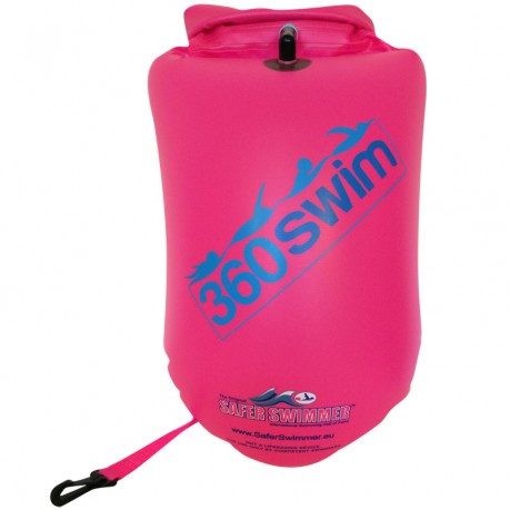 Plavák a suchý vak Heavy Duty 360 SWIM SAFERSWIMMER™ - ružový